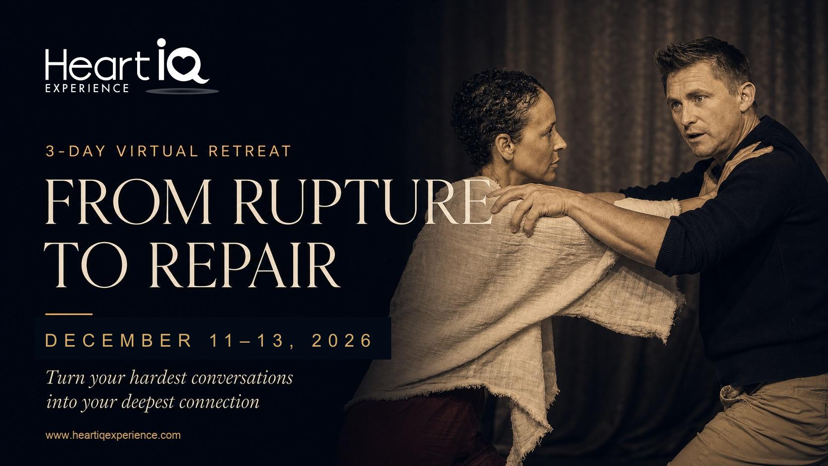 From Rupture to Repair