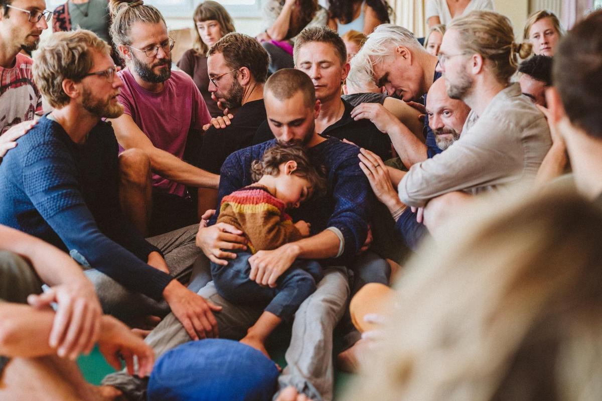 Heart iQ community gathering in circle