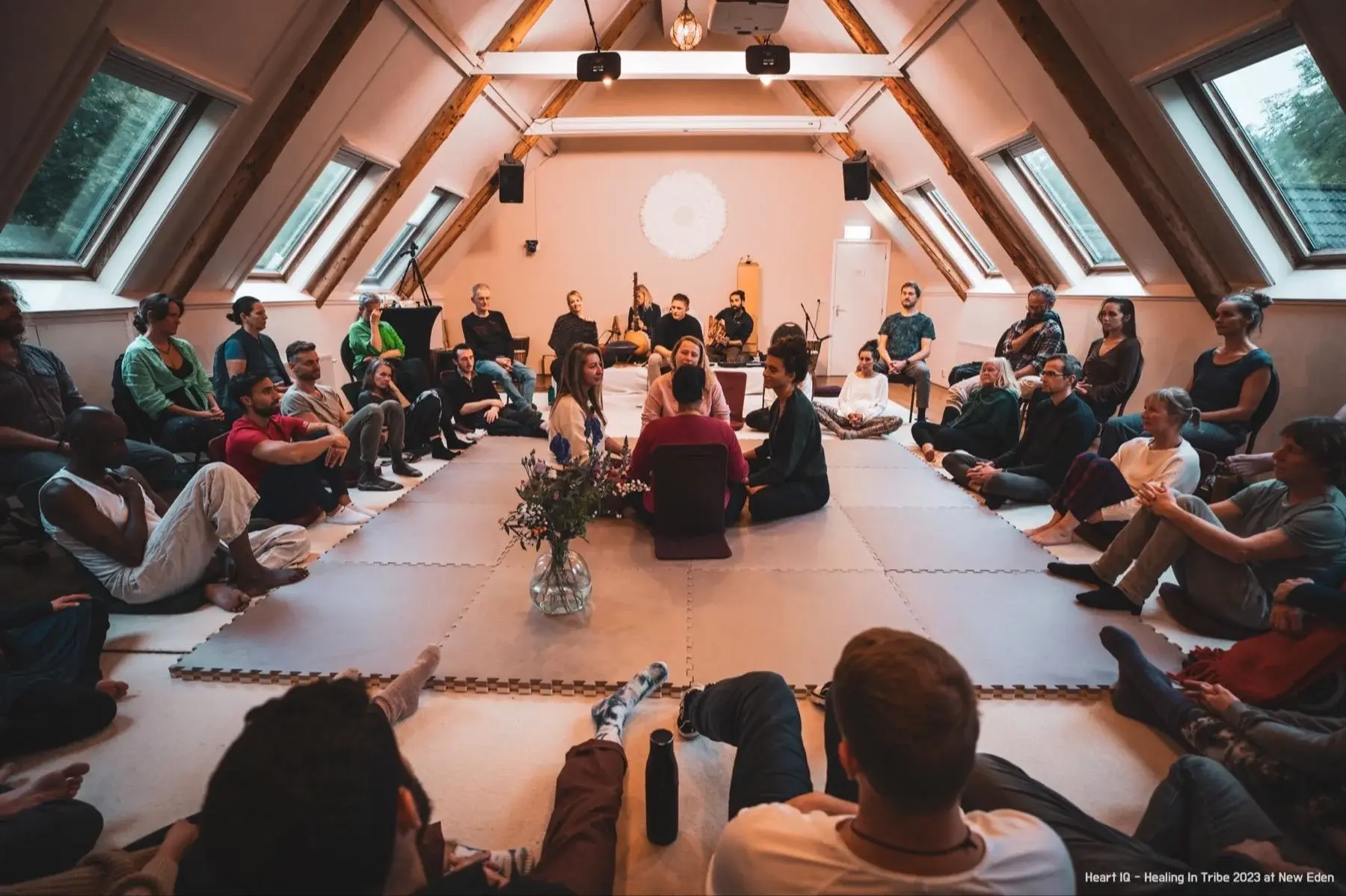 A Heart iQ circle gathered in practice